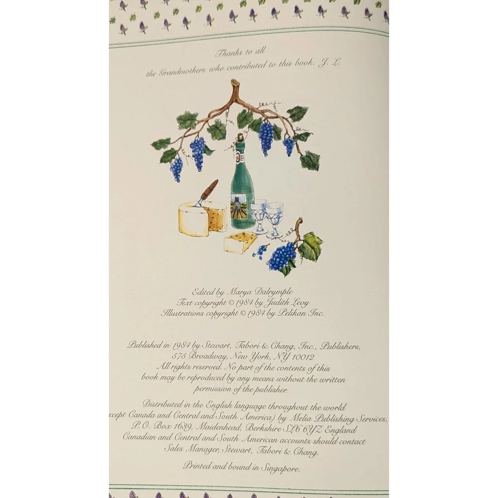 Grandmother Remembers Family Recipes Judy Pelikan Judith Levy 1984 Hardcover